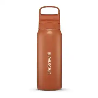 ANWB Lifestraw Go RVS Waterfles 1L Oranje Oranje aanbieding