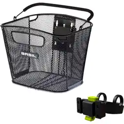 ANWB Basil mand Bold front KF + KF stuurbocht houd Zwart aanbieding