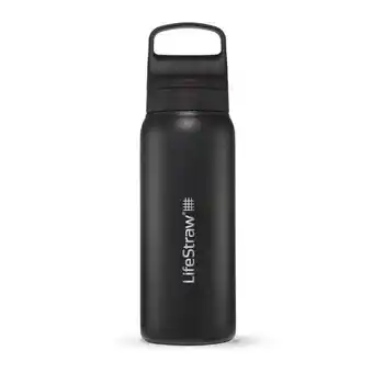 ANWB Lifestraw Go RVS Waterfles 1L Zwart Zwart aanbieding