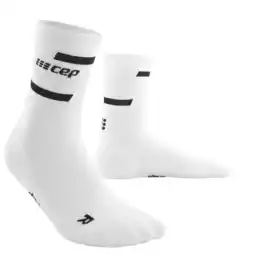 ANWB Cep Run Mid-Cut Compressie Sokken Dames Wit aanbieding