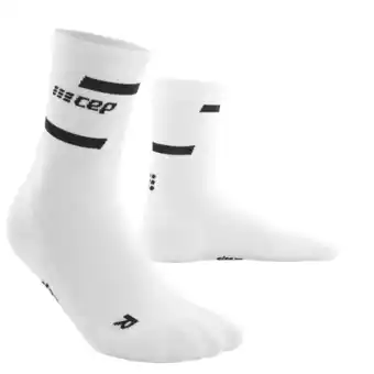 ANWB Cep Run Mid-Cut Compressie Sokken Dames Wit aanbieding