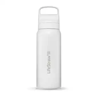 ANWB Lifestraw Go RVS Waterfles 1L Wit Wit aanbieding