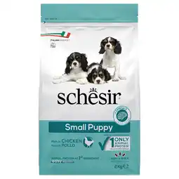 Zooplus 2kg Schesir Dog Small Puppy met kip droogvoer aanbieding