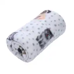 Zooplus zooplus Basics Knuffeldeken Fleece Honden Stippen 150x100cm hond aanbieding