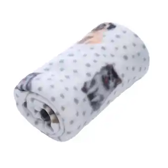 Zooplus zooplus Basics Knuffeldeken Fleece Honden Stippen 150x100cm hond aanbieding