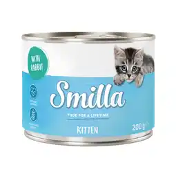 Zooplus Smilla Kitten Kattenvoer 6 x 200 g - Konijn aanbieding