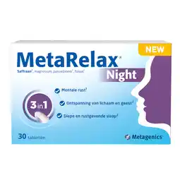 De Online Drogist Metagenics MetaRelax Nacht Tabletten aanbieding