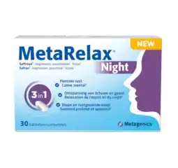De Online Drogist Metagenics MetaRelax Nacht Tabletten aanbieding