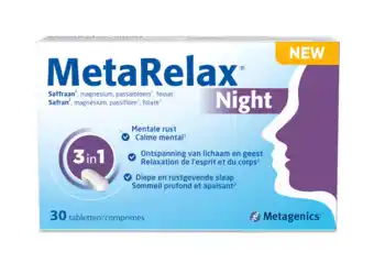 De Online Drogist Metagenics MetaRelax Nacht Tabletten aanbieding