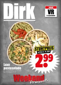 Dirk Luxe pastasalade aanbieding