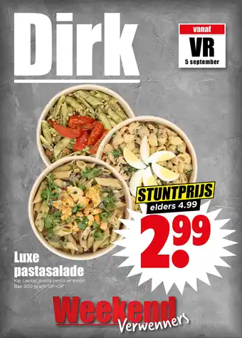 Dirk Luxe pastasalade aanbieding