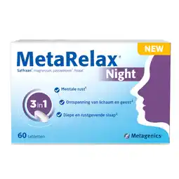 De Online Drogist Metagenics MetaRelax Night Tabletten aanbieding