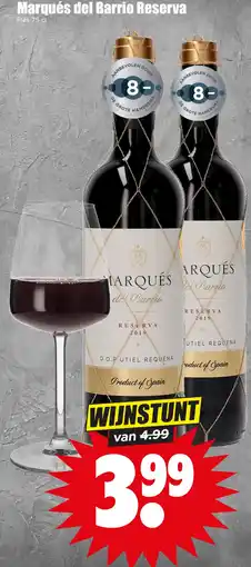Dirk Marqués del Barrio Reserva aanbieding