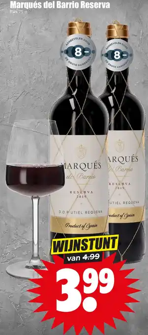 Dirk Marqués del Barrio Reserva aanbieding