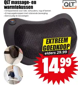 Dirk QLT massage-en warmtekussen aanbieding