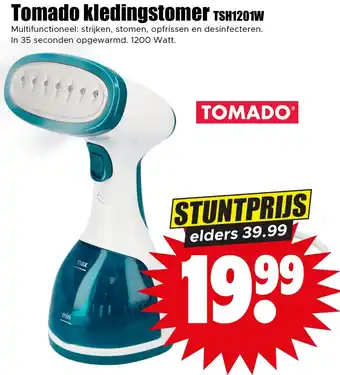 Dirk Tomado kledingstomer TSH1201W aanbieding