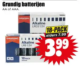 Dirk Grundig batterijen aanbieding