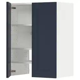 IKEA Blauwe wandkast met open deur, met planken modern design aanbieding