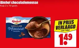 Dirk Almhof chocolademousse aanbieding