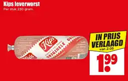Dirk Kips leverworst aanbieding