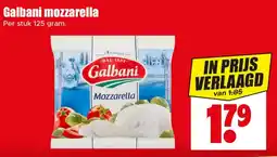 Dirk Galbani mozzarella aanbieding