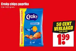 Dirk Croky chips paprika aanbieding