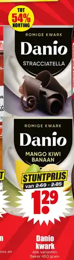 Dirk Danio kwark aanbieding