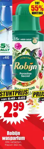 Dirk Robijn wasparfum aanbieding