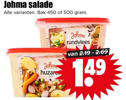 Dirk Johma salade aanbieding