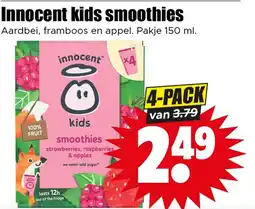 Dirk Innocent kids smoothies aanbieding