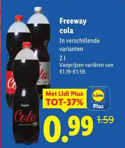 Lidl Freeway cola aanbieding