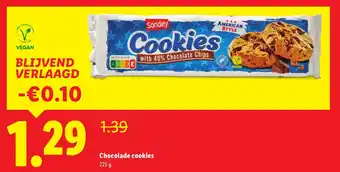 Lidl Chocolade cookies aanbieding