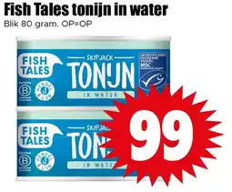 Dirk Fish Tales tonijn in water aanbieding
