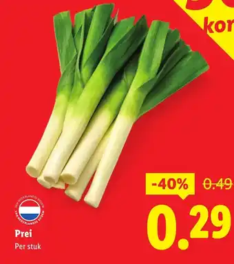 Lidl Prei aanbieding