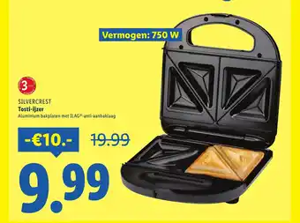 Lidl Silvercrest Tosti ijzer aanbieding