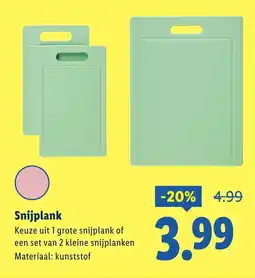 Lidl Snijplank aanbieding