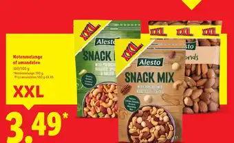 Lidl Notenmelange of amandelen aanbieding