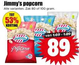 Dirk Jimmy's popcorn aanbieding