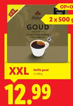 Lidl Koffie goud aanbieding