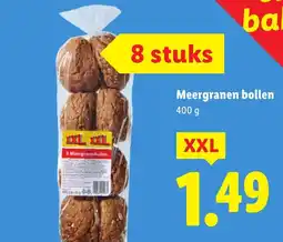 Lidl Meergranen bollen XXL aanbieding