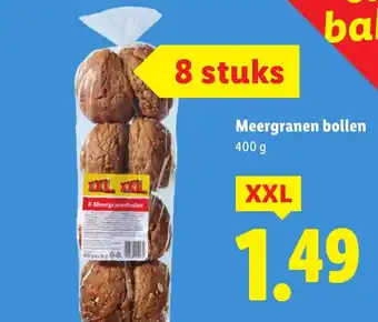 Lidl Meergranen bollen XXL aanbieding