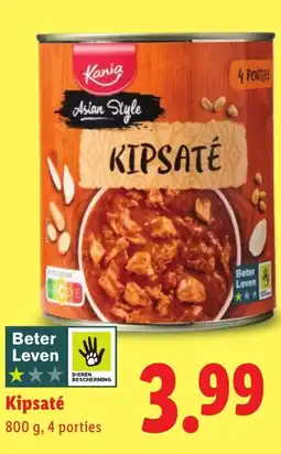 Lidl Kipsaté aanbieding