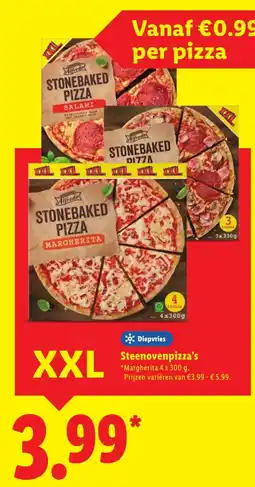 Lidl Steenovenpizza's XXL aanbieding