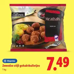Lidl Zweedse stijl gehaktballetjes aanbieding