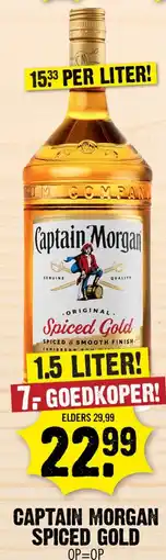Dirk Captain morgan spiced gold aanbieding