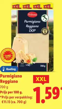 Lidl Parmigiano Reggiano XXL aanbieding