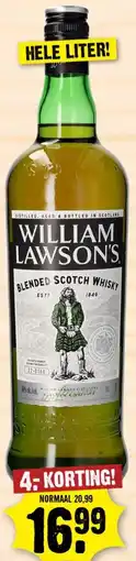 Dirk William lawson's blended scotch whisky aanbieding
