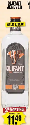 Dirk Olifant jenever aanbieding