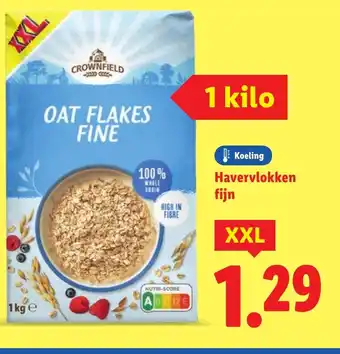Lidl Havervlokken fijn XXL aanbieding
