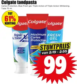 Dirk Colgate tandpasta aanbieding